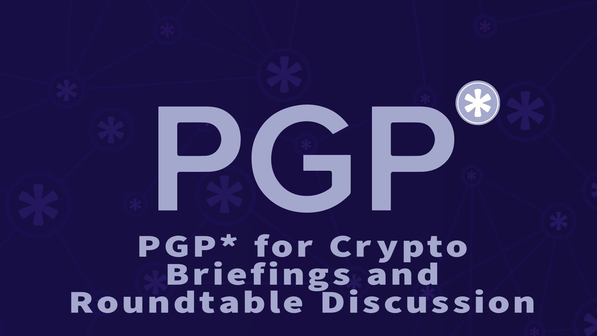 PGP* for Crypto Logo